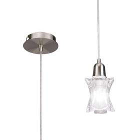 Alaska GU10 Satin Nickel Ceiling Lights Mantra Single Pendant